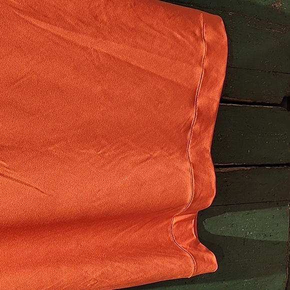 Orange dress with cap sleeves - Picture 4 of 5